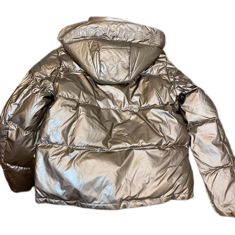 Special offer waterproof and pollution -proof coating bright face connecting down jacket