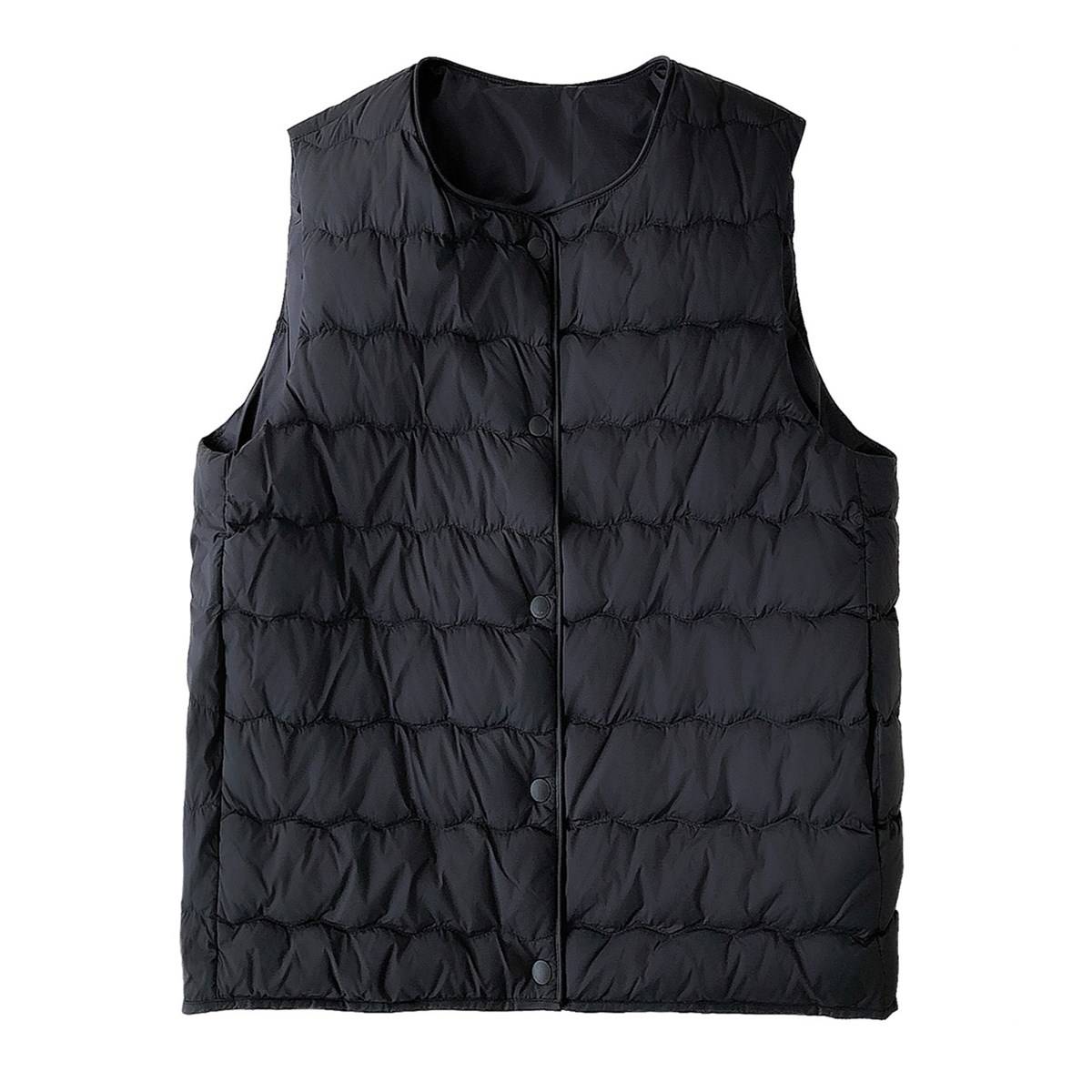 White goose velvet down jacket female round collar variable V -neck vest