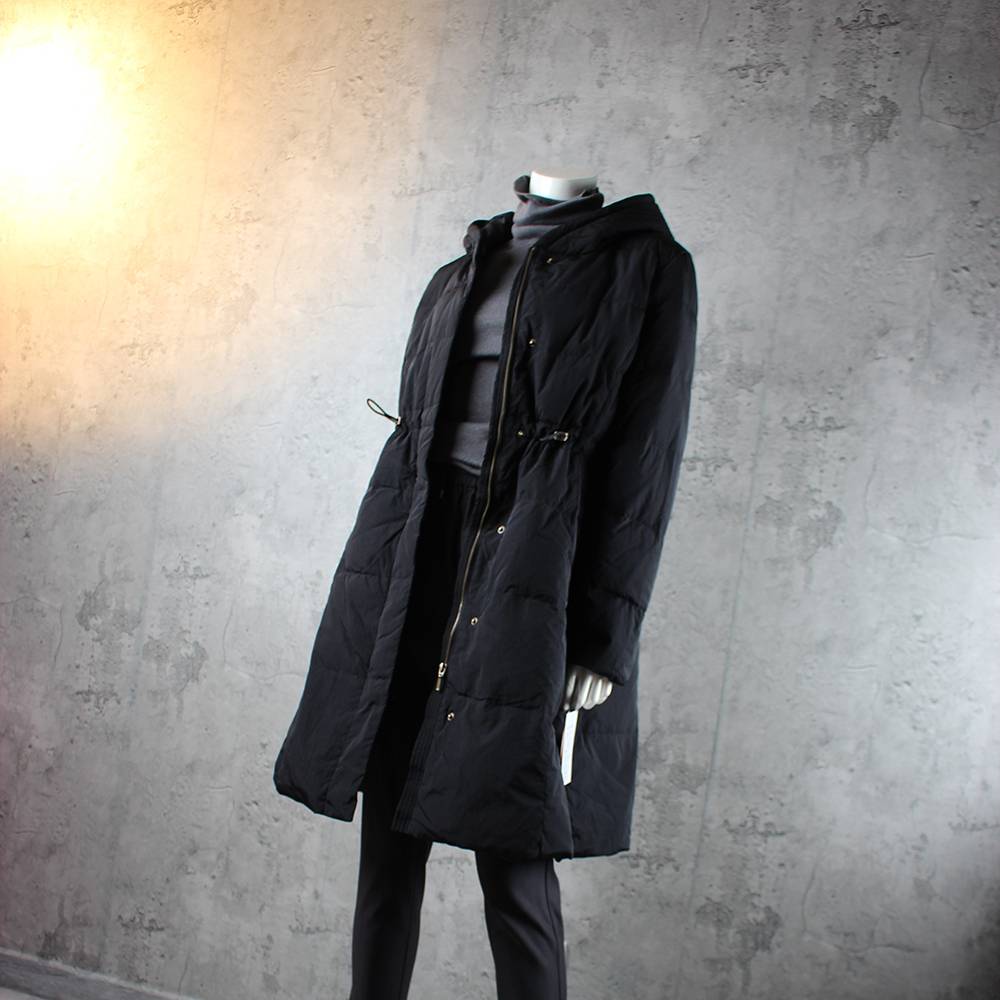 (7B3-F3-724) Japanese waist adjustable hooded three-color down jacket