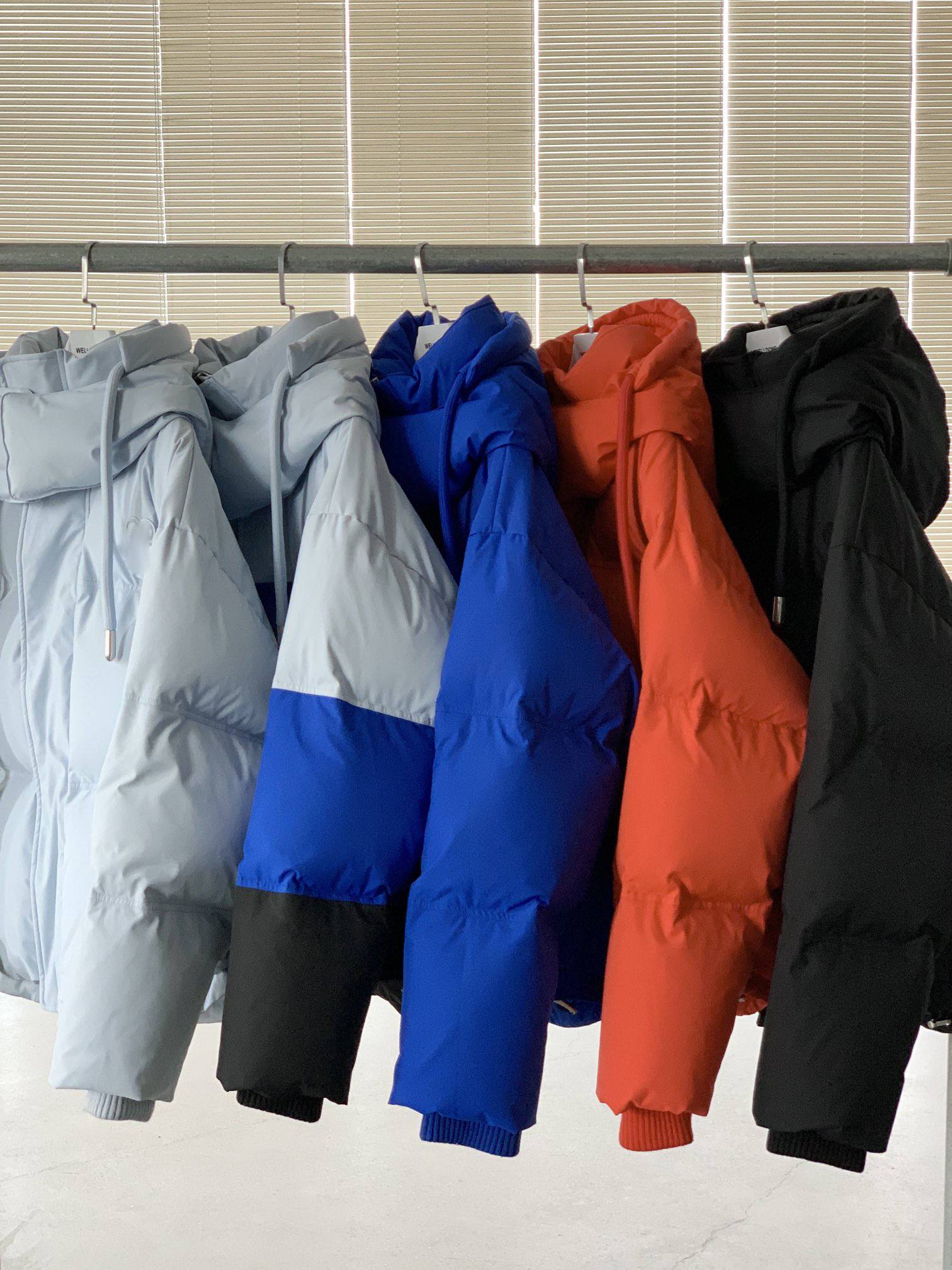 2022 Big A Love towel embroidery embroidery capsule series hooded 90 white goose velvet men and women down jackets to overcome the tide