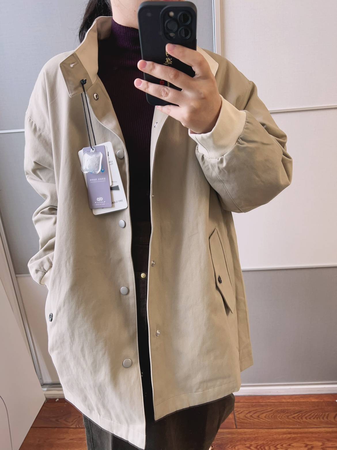 2023 Winter quality is particularly good, thickened Sanhua white goose down Paike down jacket casual outer jacket