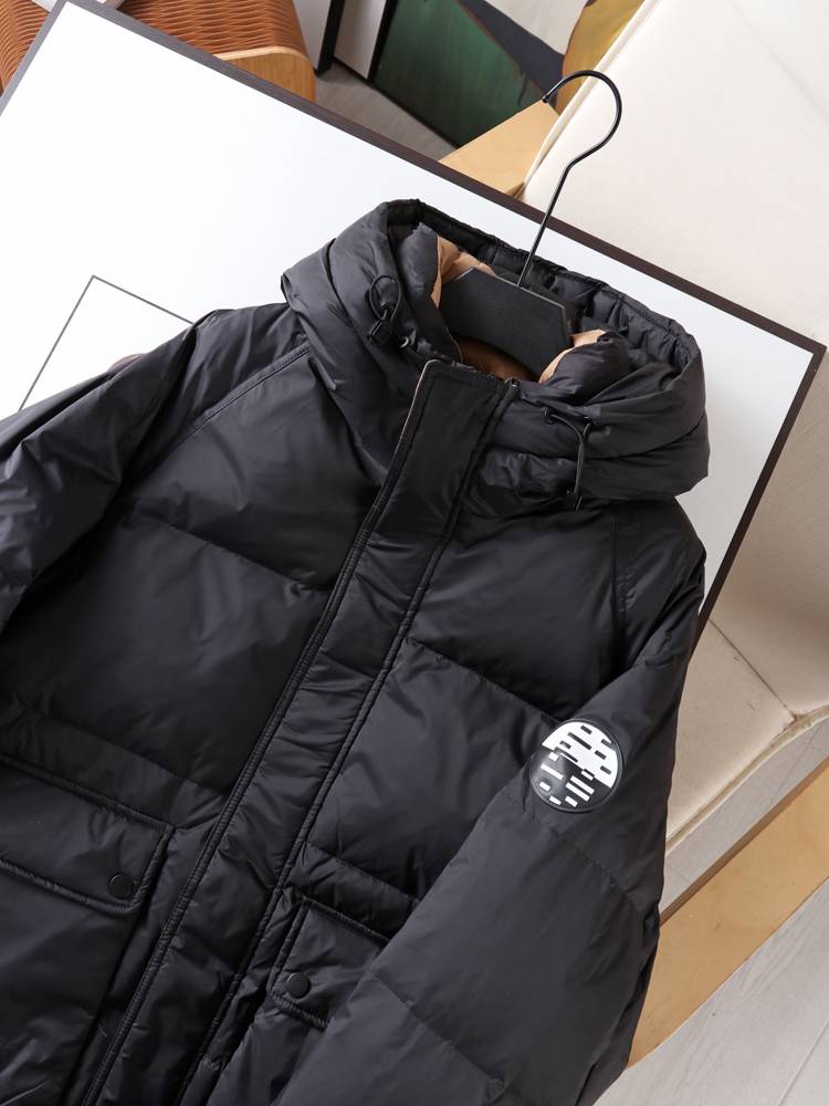 Exit tail single pocket men's down jacket jacket
