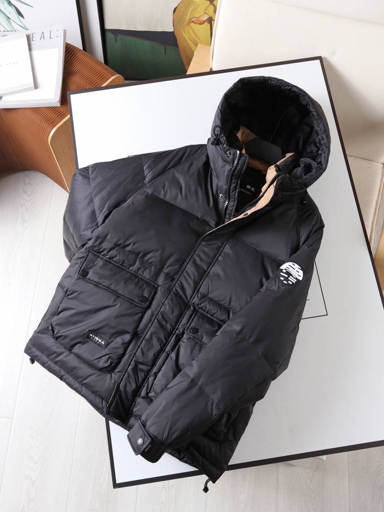 Exit tail single pocket men's down jacket jacket