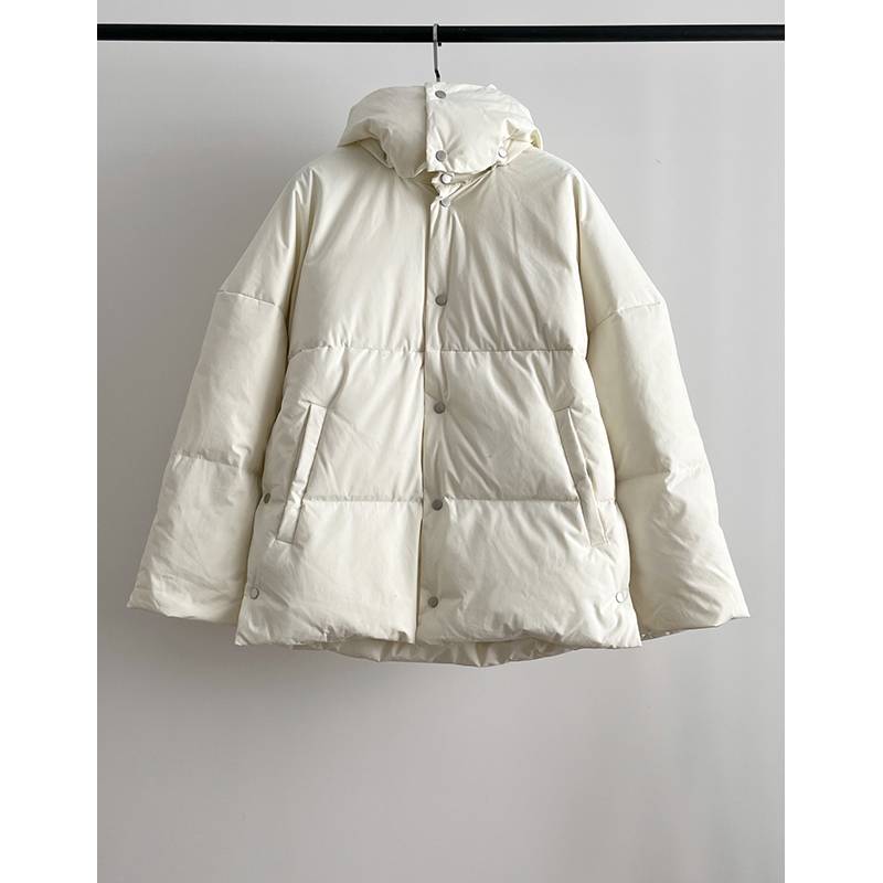 2023 Winter new leisure thickened warm 90 white goose down jacket outer women