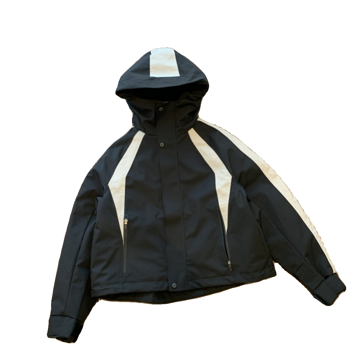 Hooded jacket 90 white duck down short down jacket