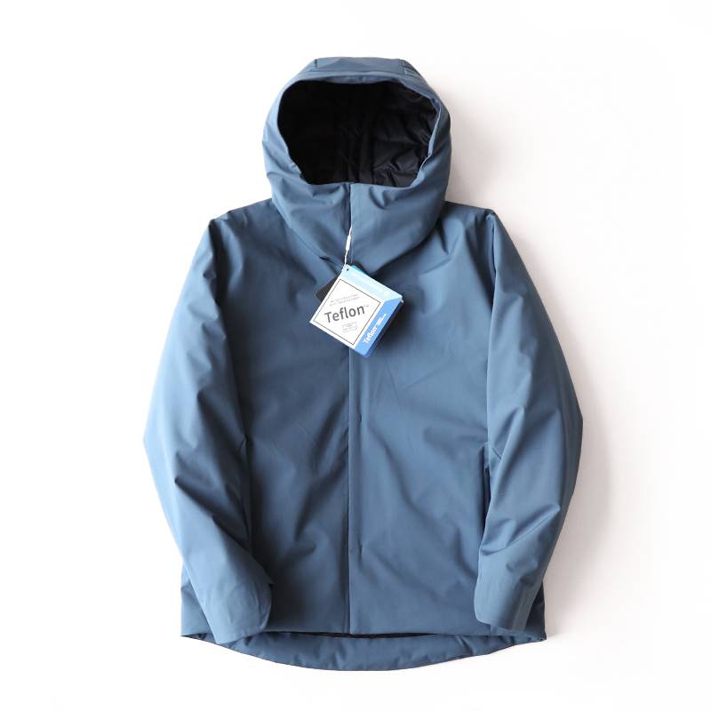Cake -side outdoor!90 white duck down thick down jacket tide