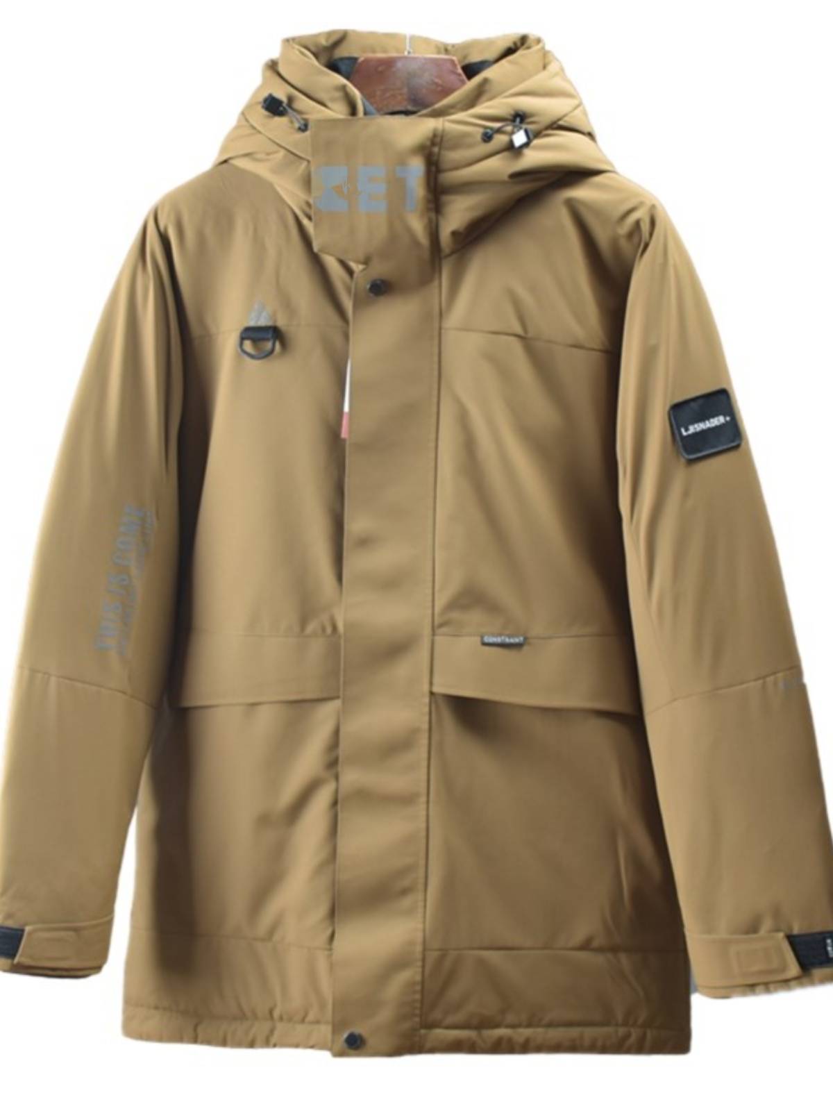 Autumn and winter men's medium -length warm down jacket thickened jacket