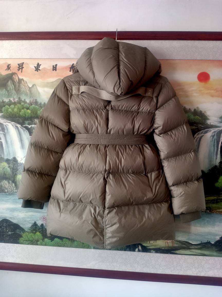 Original single women's winter Canadian classic 90%white goose down medium long down jacket jacket