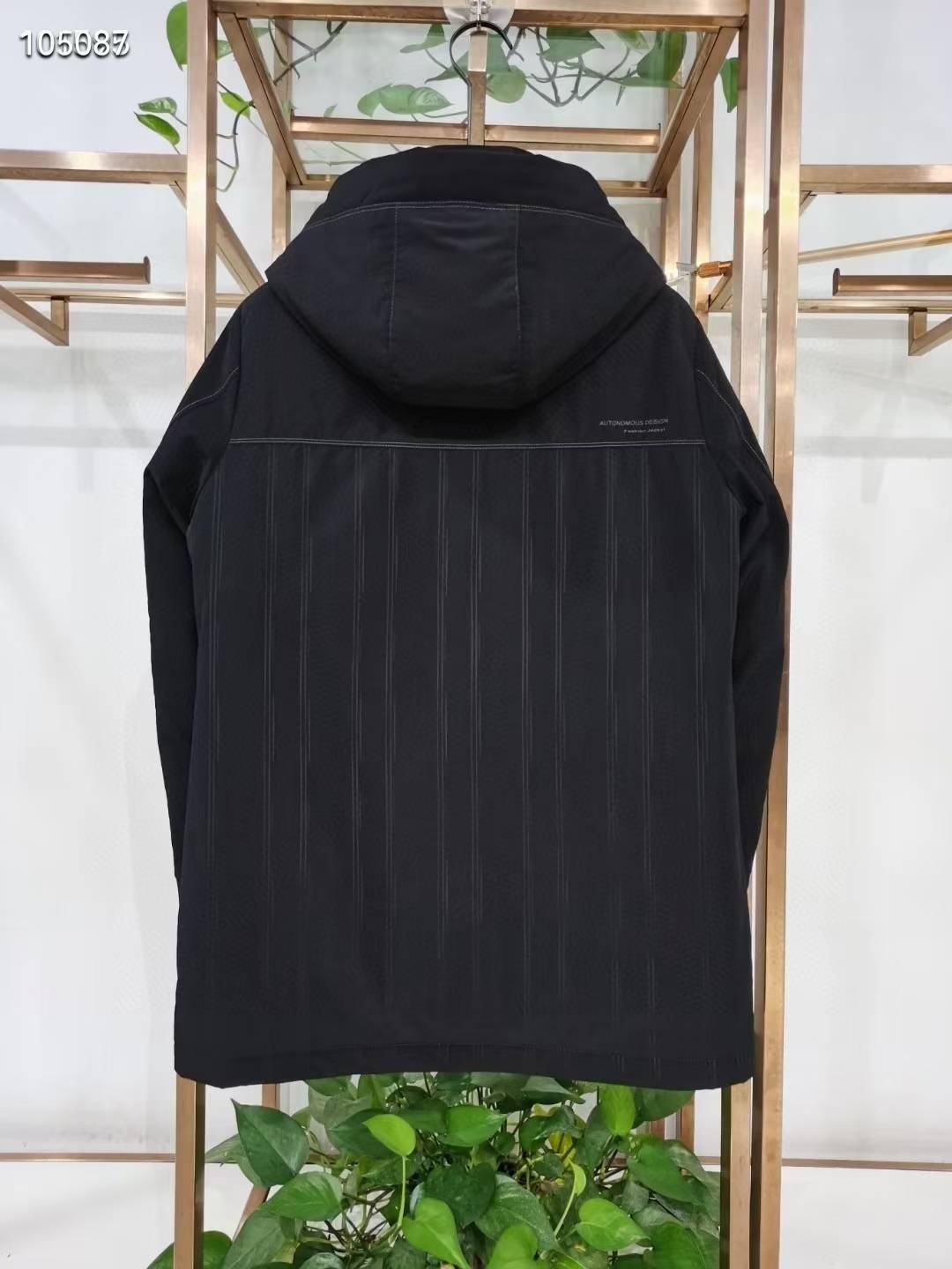 This winter new counters withdraw codes of disconnected special offers men's high -end down jackets black hooded long lightweight down jacket