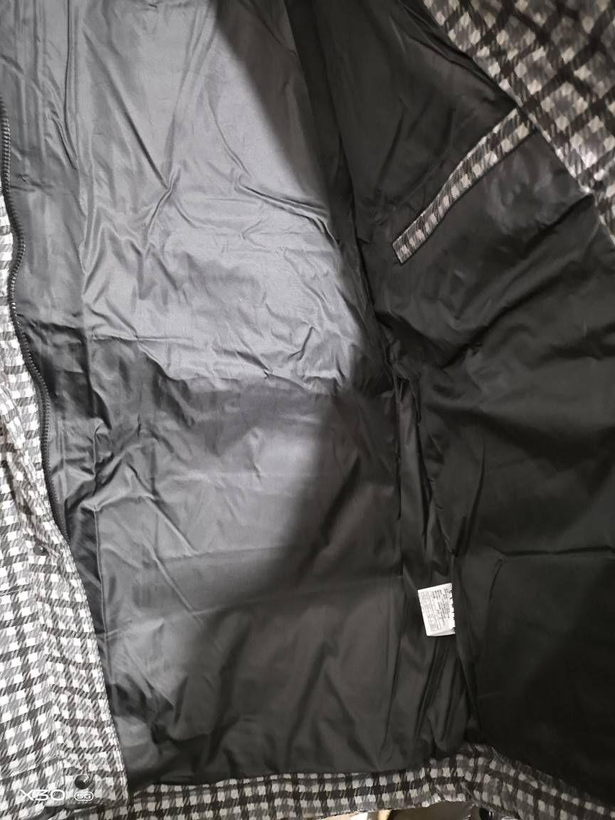 Mori family, 1241 men's grid -hooded down jacket