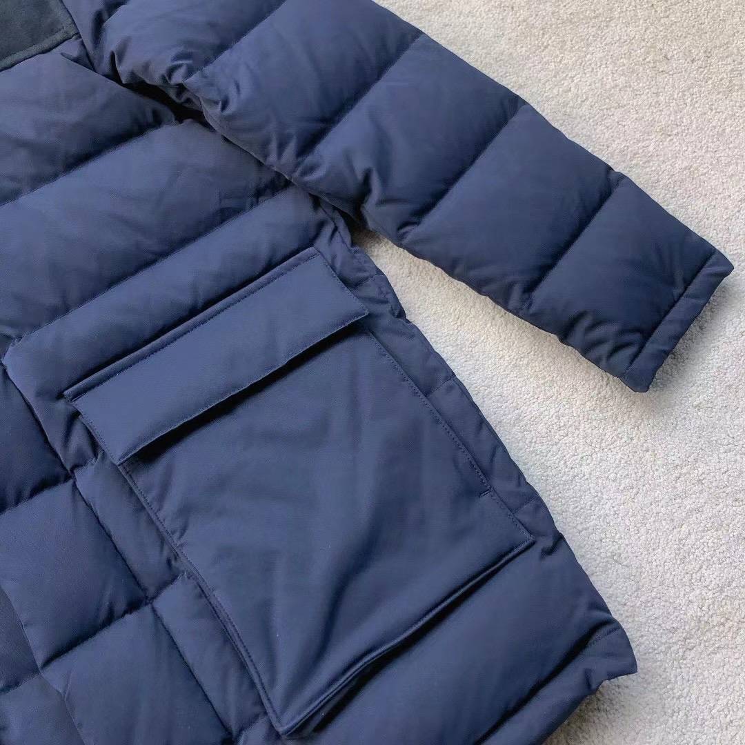 KC three lion mid -length down jackets goose puffed