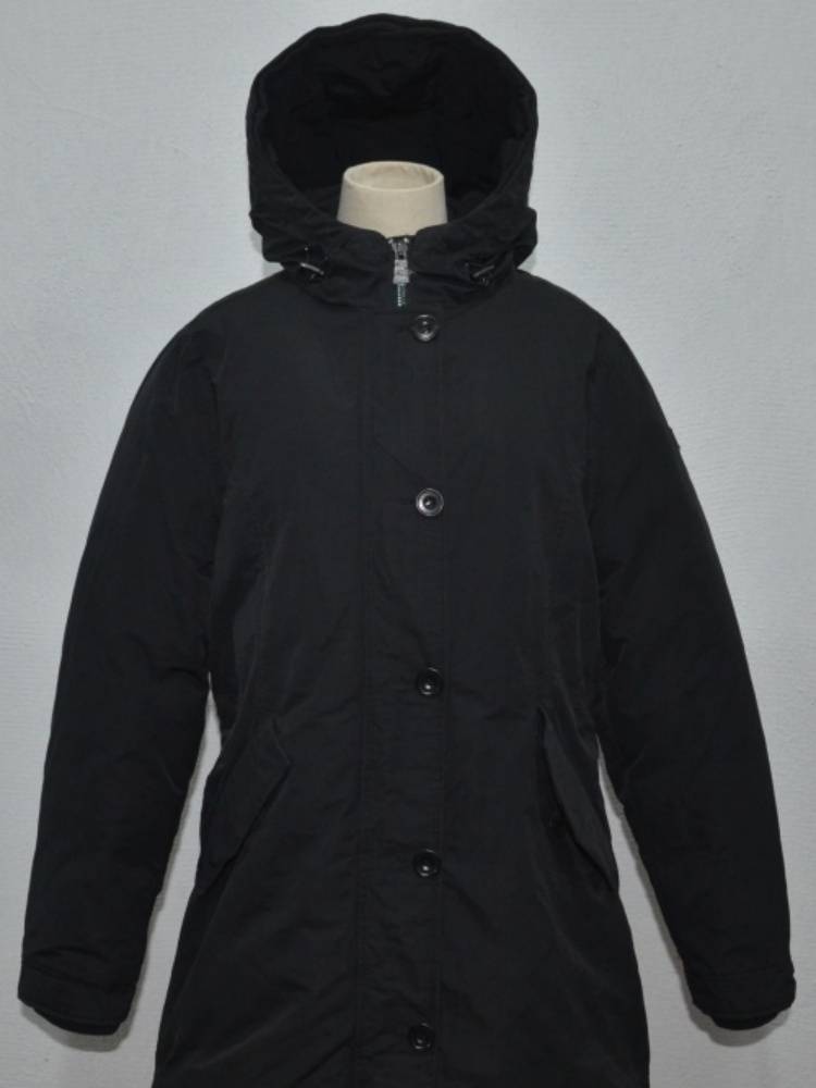 Sanjiao Tong Commodity Mid -length hooded thickened down jacket
