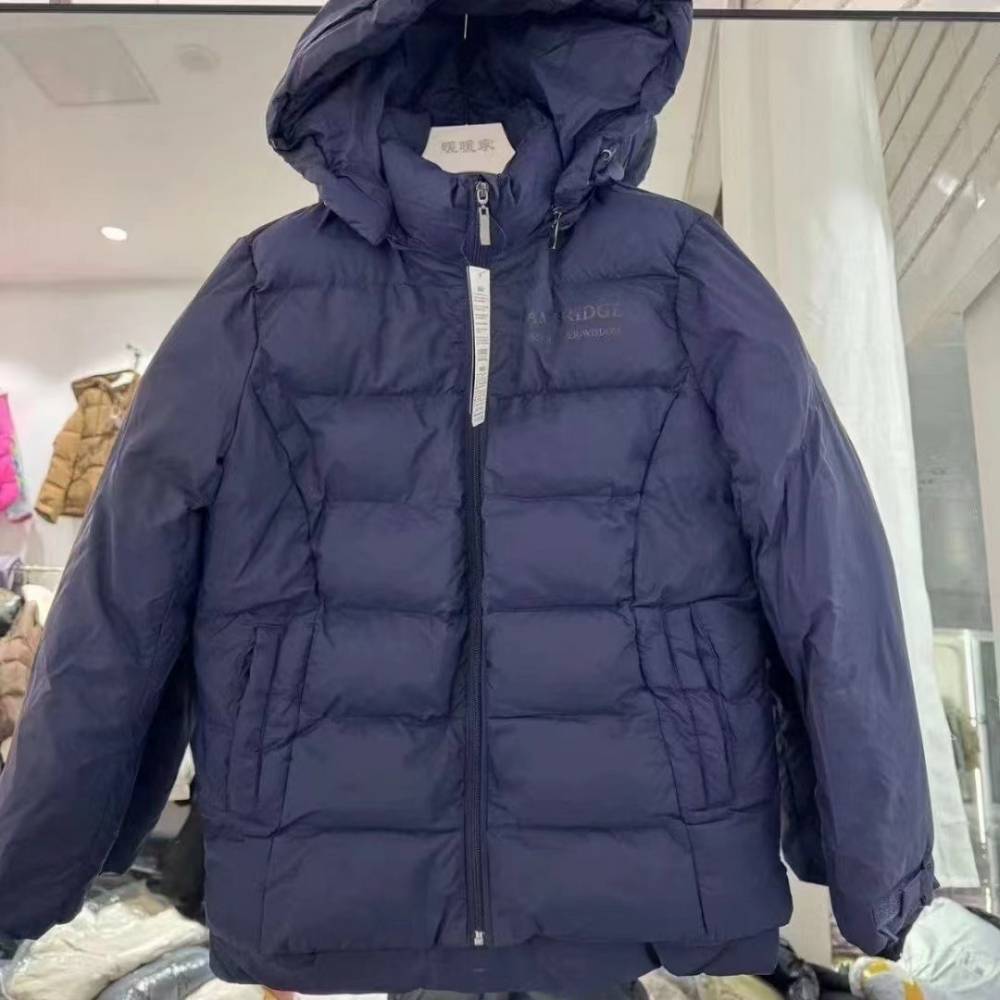 Winter new hooded bread noodle service female medium long model