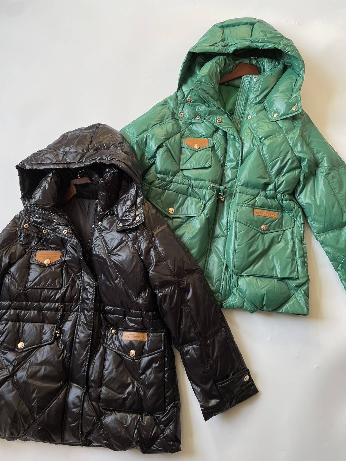 I like it so much, look good, multi -color can enter, 90%white duck velvet long -sleeved down jacket outer women.