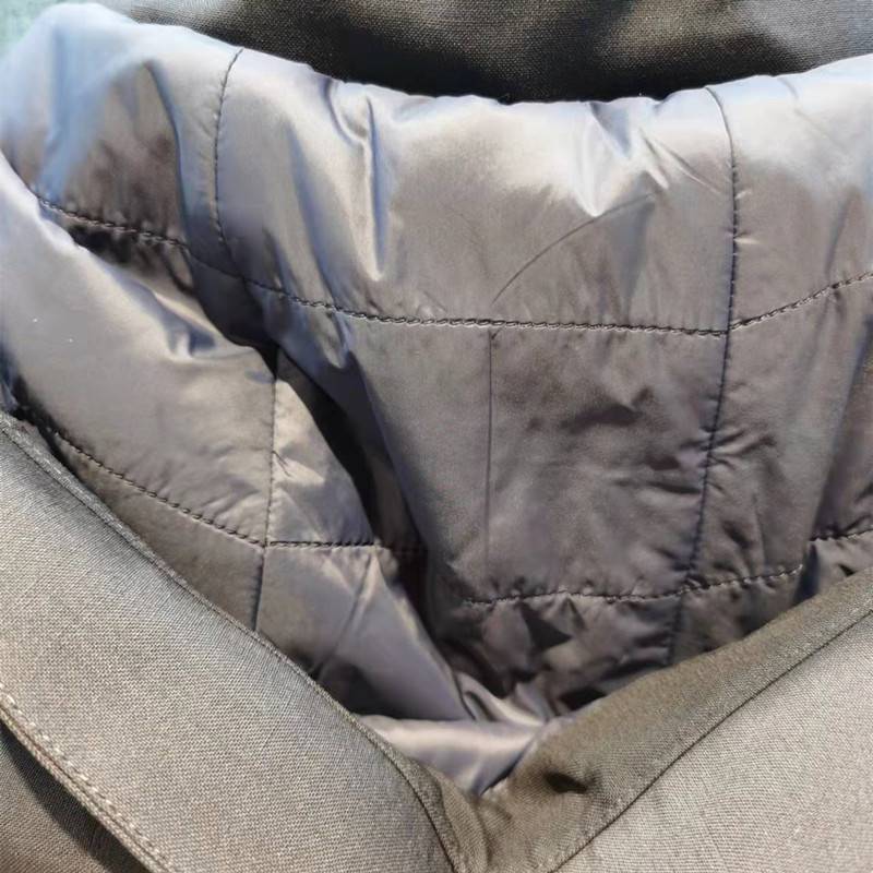 Men's down jacket Goose Velvet Living Noodles, wearing two Italian imported wool fabrics, Hungarian goose down business models