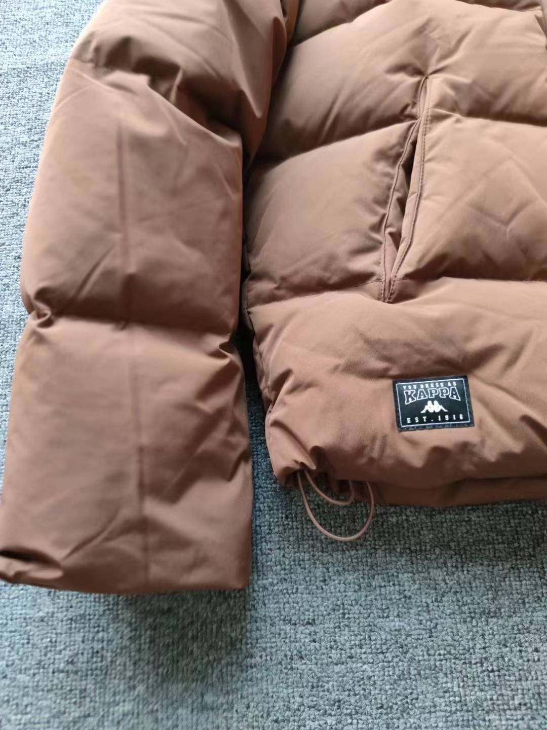 Kappa leisure high -necked warm and thick down jacket