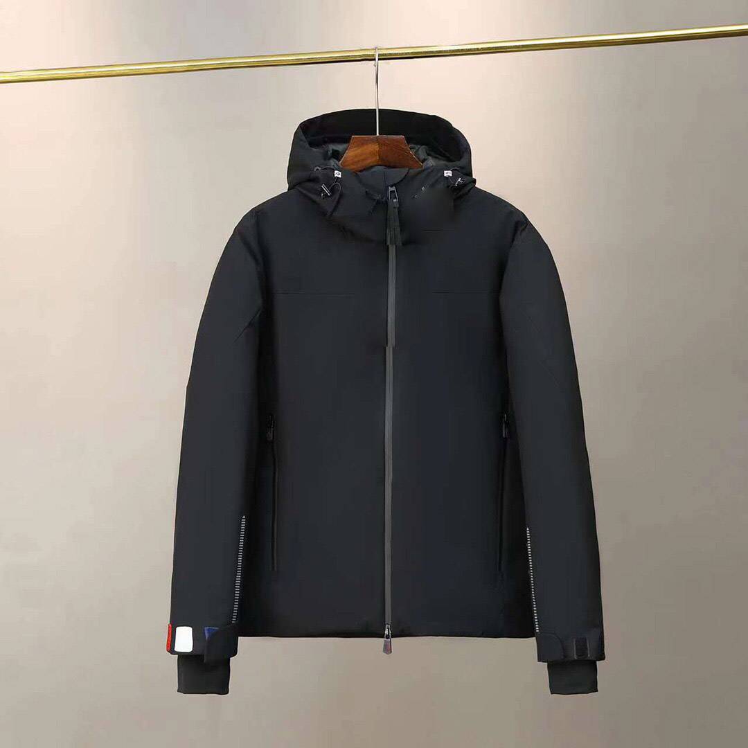 2023 Hat -hooded outdoor windproof waterproof windproof wind and snow -wrapped outdoor mid -length down jacket jacket snow flaskly skiing