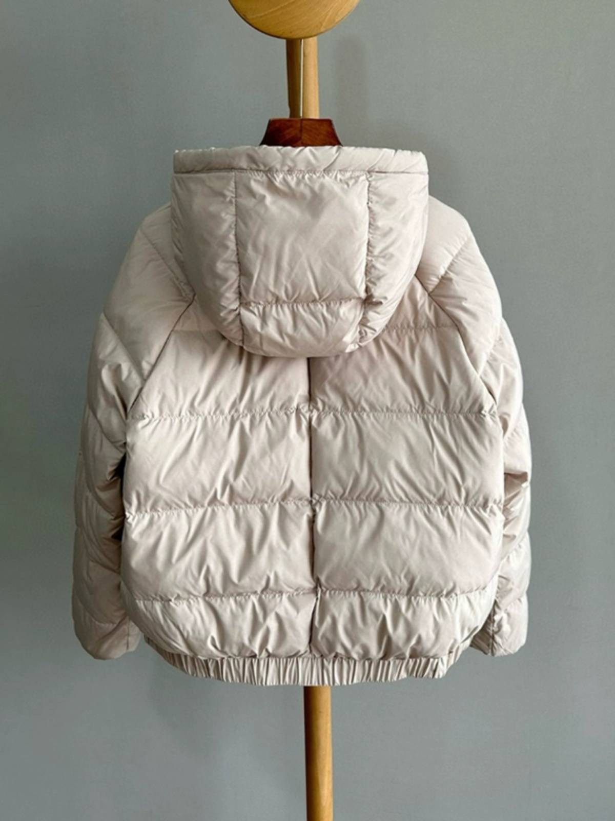 White Goose Velvet Chain Locomment Casual down jacket Thick Bread Bread Server Jacket Autumn and Winter
