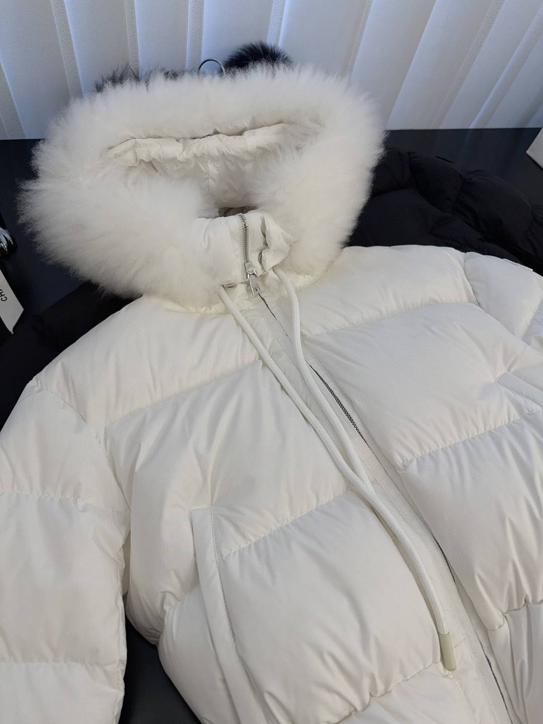 European Station 2024 Winter Monaged Short Mocho Short Thickens Thickening Limao Big Mashi Waste Perigening Ladies Plel Jacket