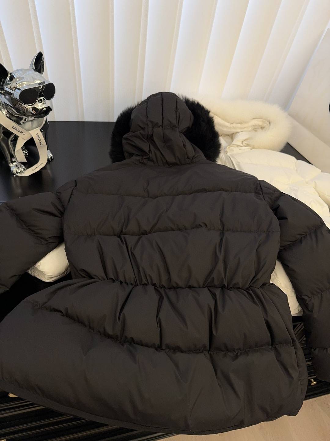 European Station 2024 Winter Monaged Short Mocho Short Thickens Thickening Limao Big Mashi Waste Perigening Ladies Plel Jacket