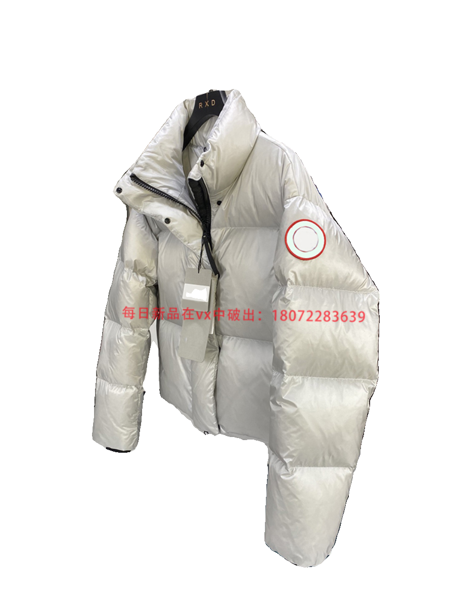 Autumn and Winter 2023 New Women's Short Bread Server Daily Bid 90 White Goose Velvet down jacket