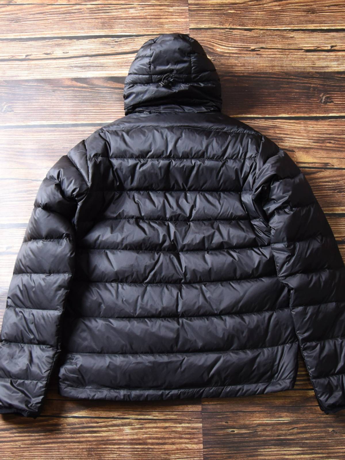 Official 6000+ autumn and winter men's ultra-light splashes 800 fluffy 90 white goose velvet hooded down jacket 5675-2