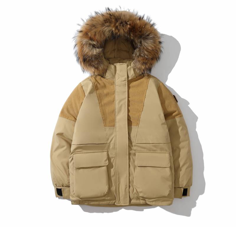 Brand discount Women's clothing cutting counter withdrawal cabinet down jacket real hair thickened faction to overcome women's winter jackets