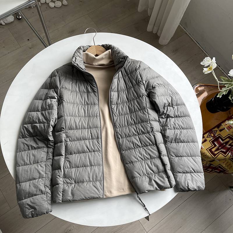 Youjia commute, lightweight thin, stand -up collar down jacket
