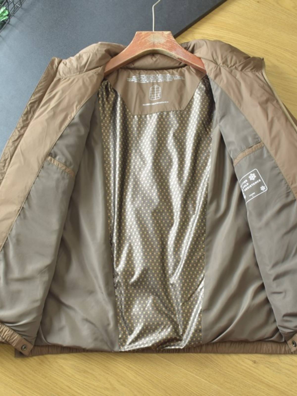 90 goose pill graphene down jacket standing collar thickened jacket