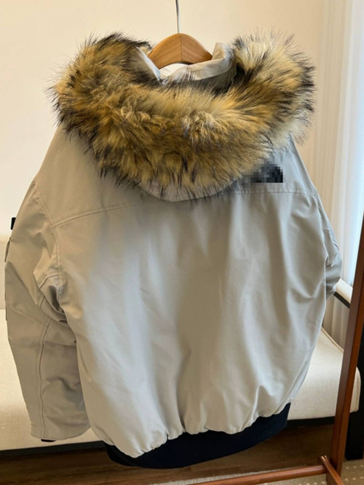 Parker worker dressing jacket connecting black khaki short down jacket