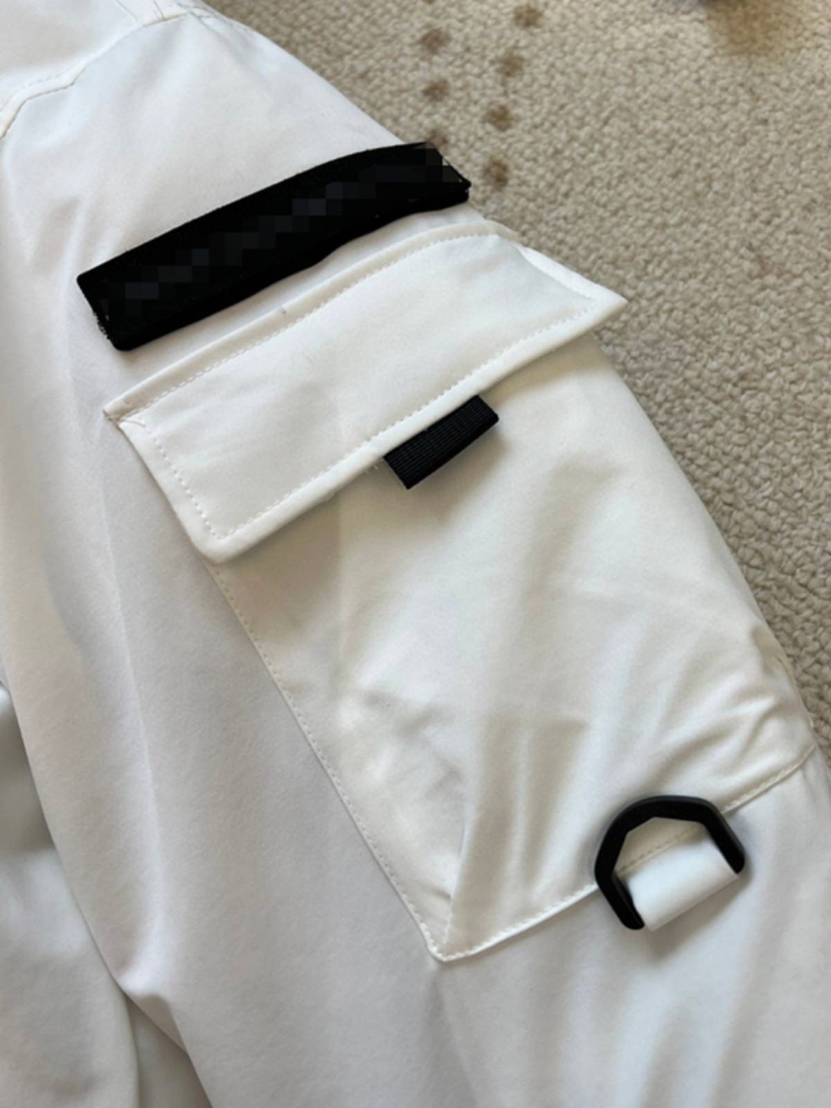 Parker worker dressing jacket connecting black khaki short down jacket
