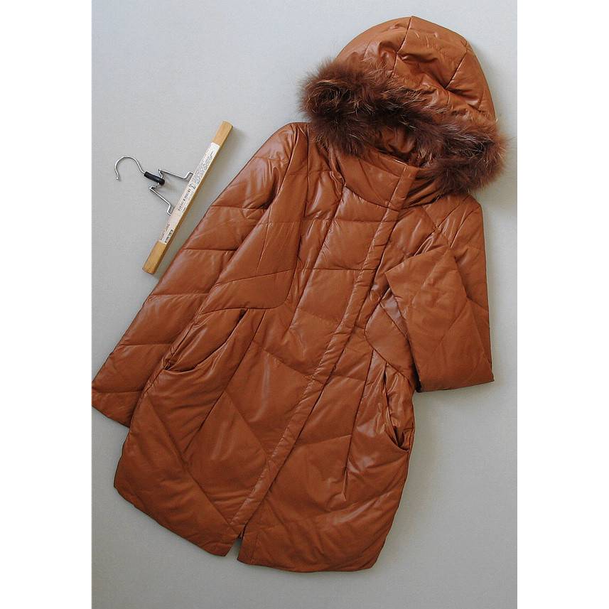 White duck down women's thick jacket down jacket