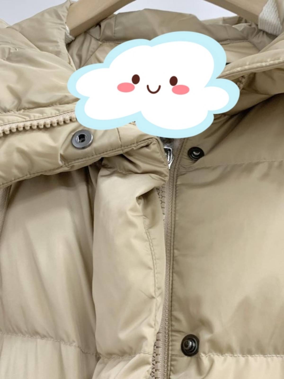 90 white duck down hooded pumping rope down jacket