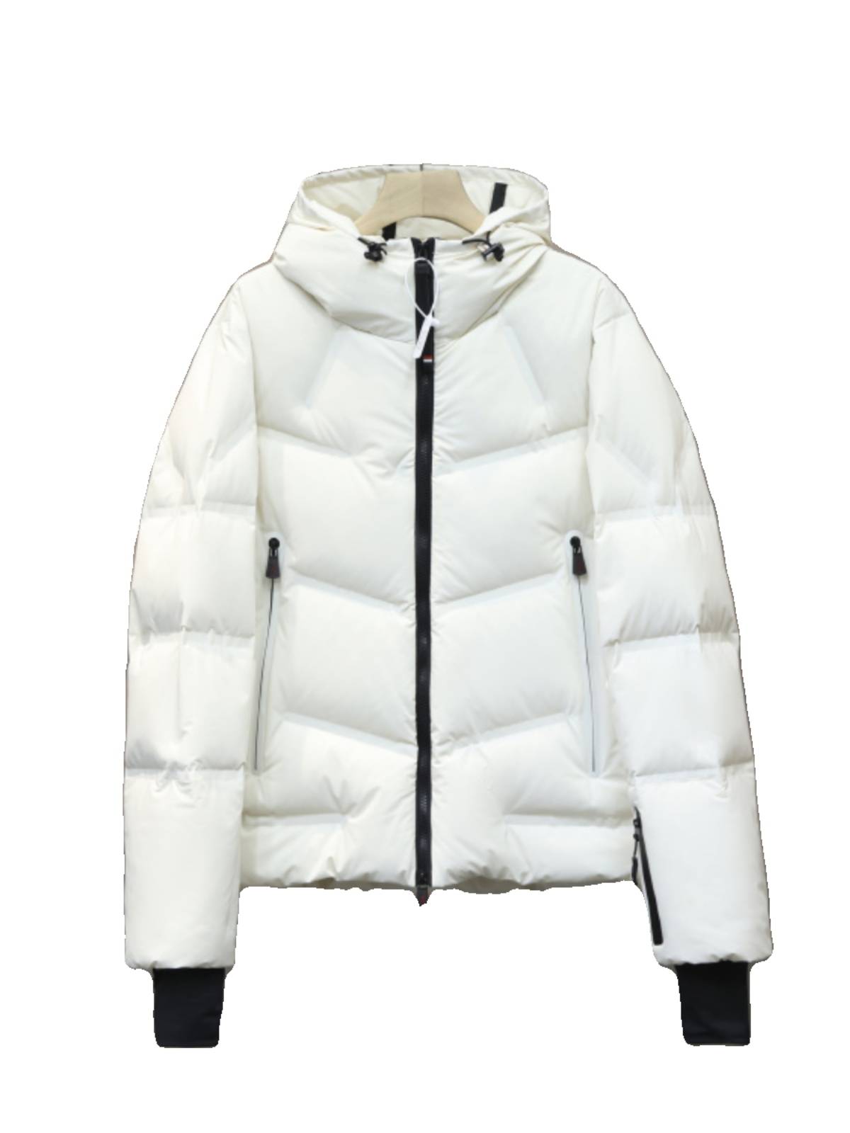 Men's white duck velvet warm thickened down jacket jacket