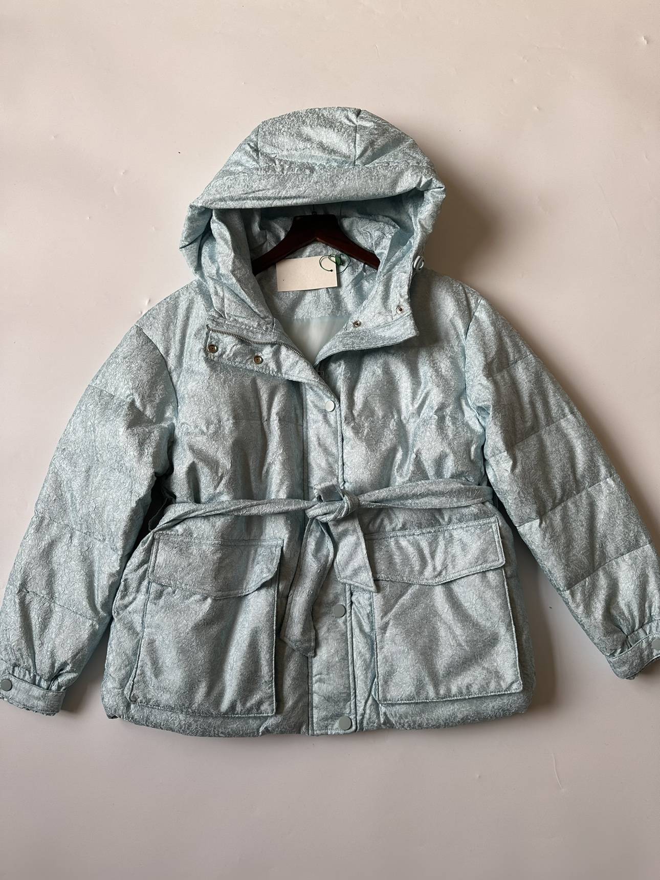 Hall level, warm heart nest, houses fashion lotion 90%white goose velvet long -sleeved down jacket.