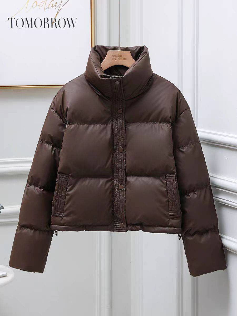 RQ3401 down jacket sports fashion casual hooded hooded short, warm winter