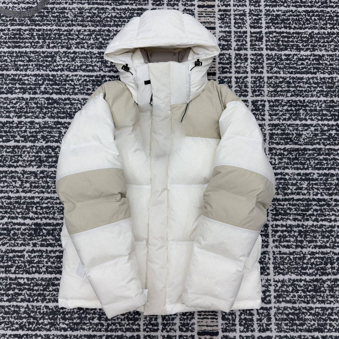 2022 Autumn and winter pole cold function GTX windproof snowproof snowproof fabric seamless glue white duck down duck thickened down jacket