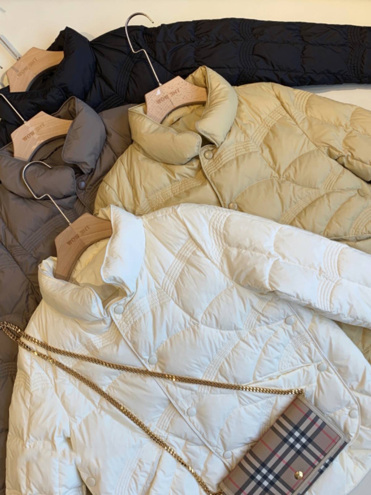 Standing neck short down jacket jacket 90 white duck down