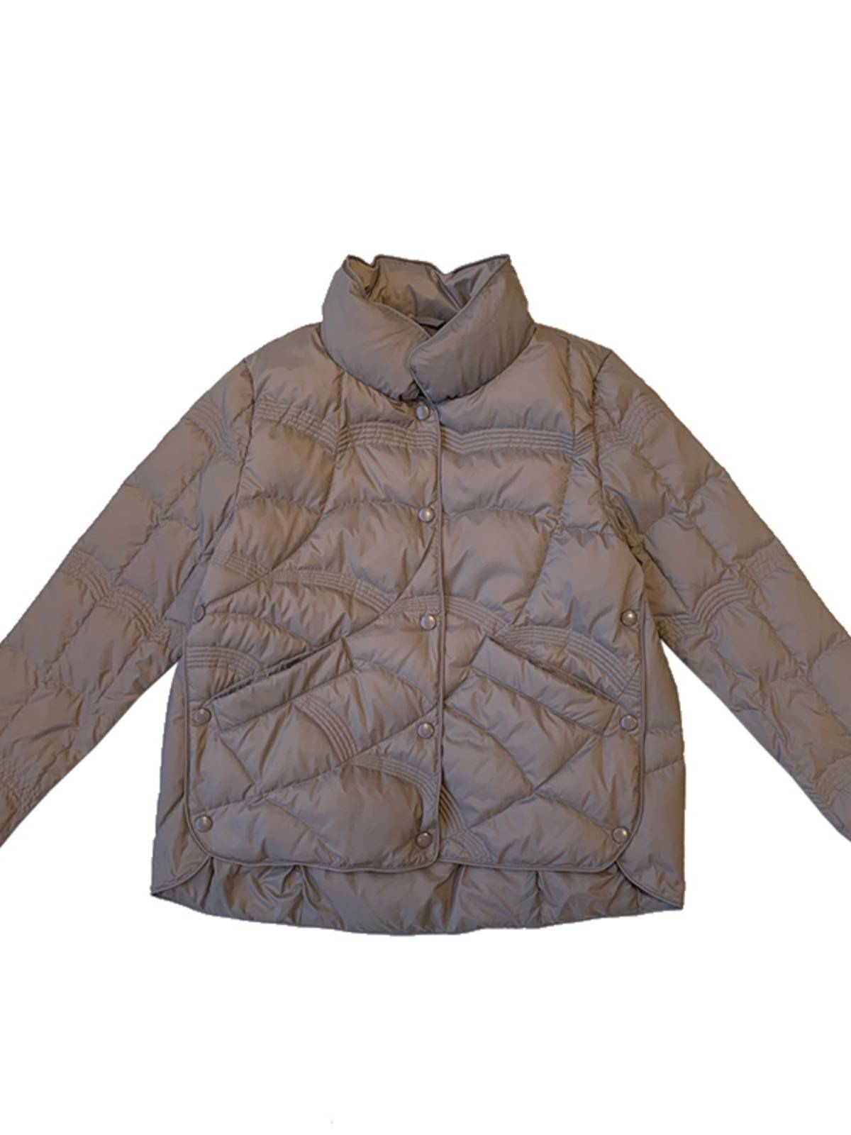 Standing neck short down jacket jacket 90 white duck down