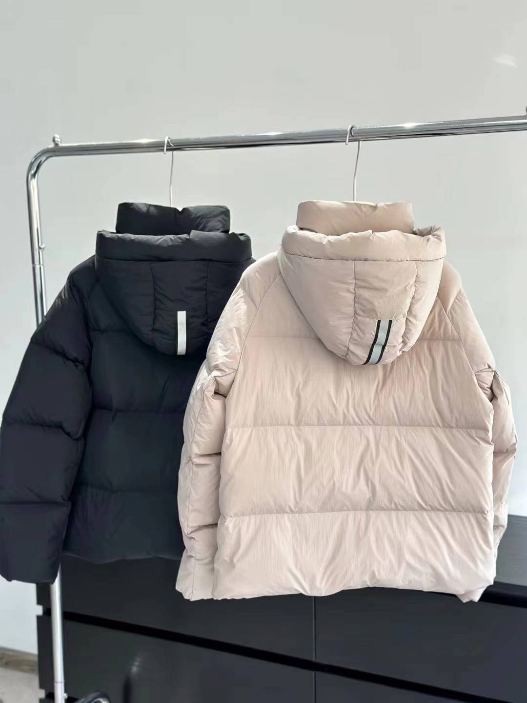 90 white goose down high fluffy fluffy DuPont three -proof fabric can be removed and warm, thin down jacket