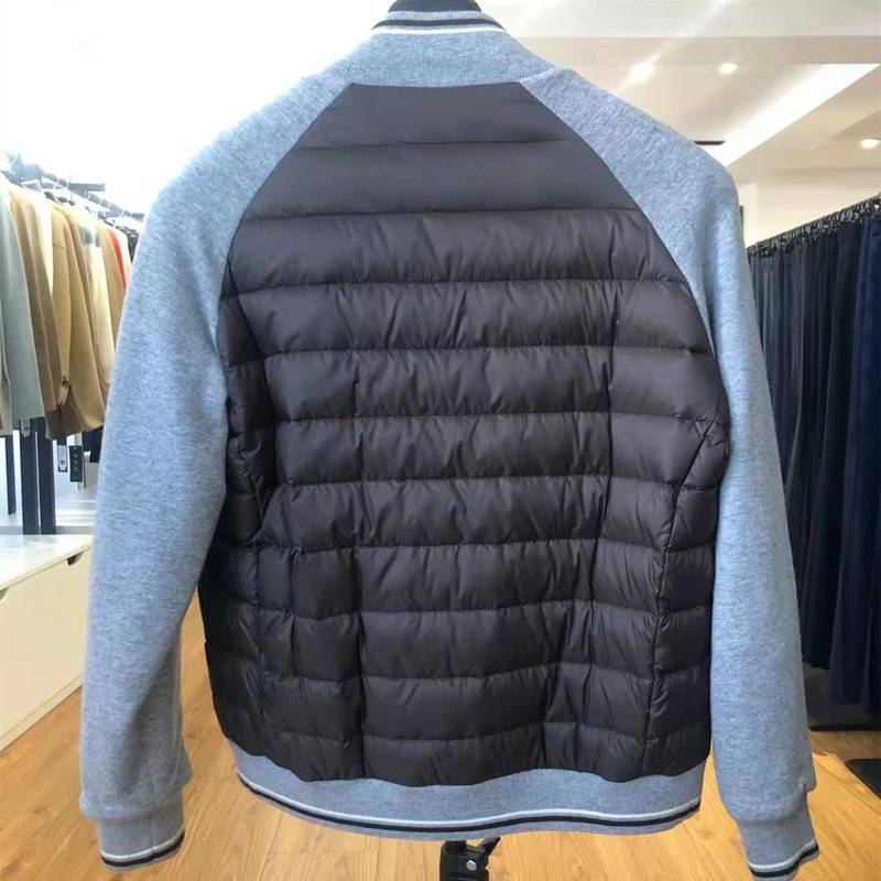 Men's down jacket jacket stands for winter new zipper lightweight comfort anti -drilling down treatment jacket business leisure