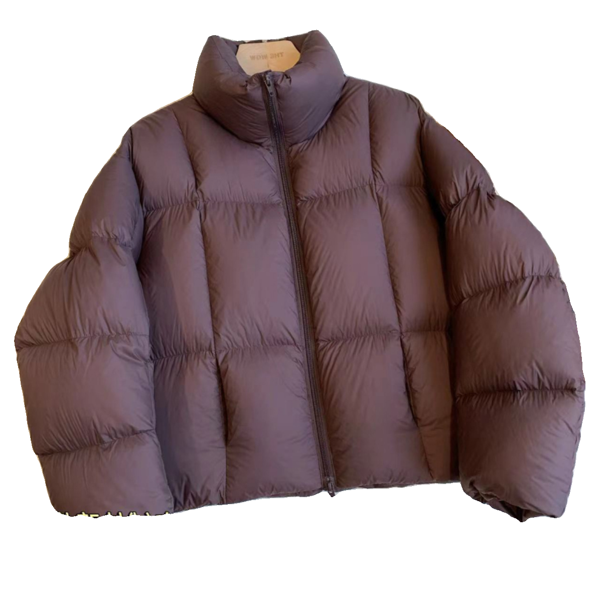 90%Samsung duck down high fluffy three -proof fabric double -head ykk zipper stand collar down jacket winter
