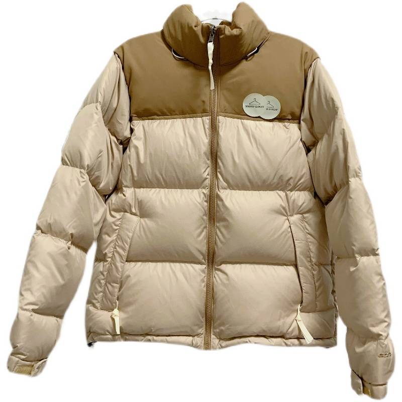 2022 new winter down jacket couple men and women, the same stand -up collar hidden hat white duck down bread down jacket
