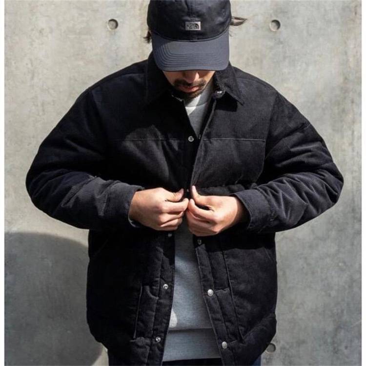 Purple standard series light core velvete electronic down jacket shirt jacket jacket