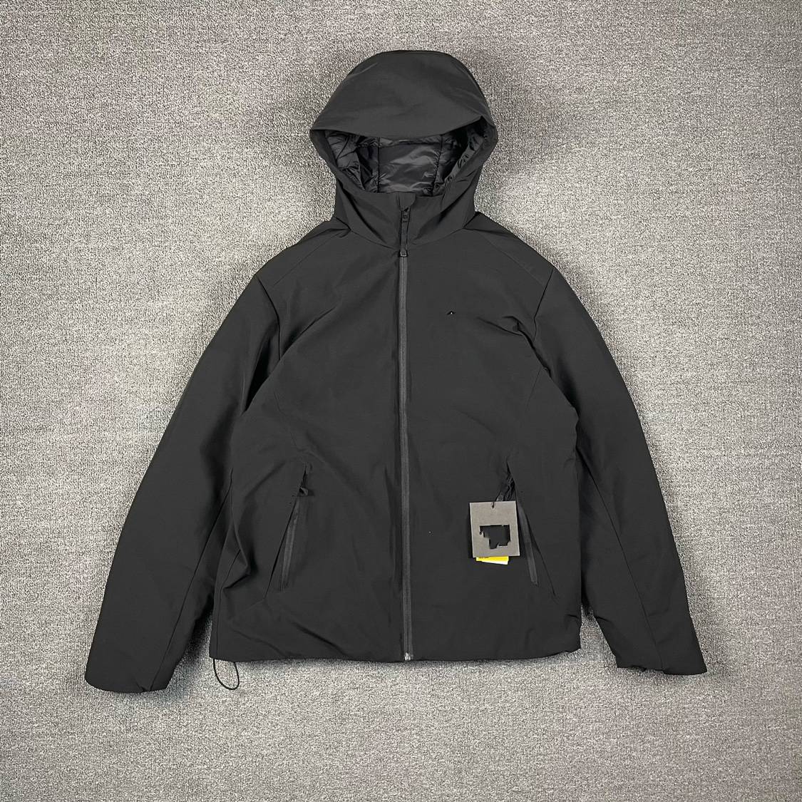 Mild waterproof down jacket connecting thickened fluffy, warm -warm business Parker down motion charge down jacket