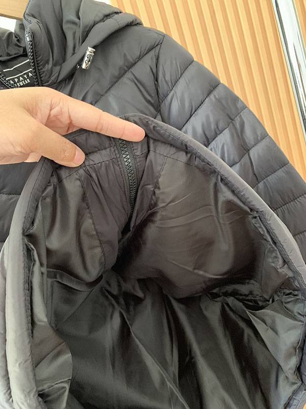 Hat black light, light, warm warm cotton jacket jacket girl