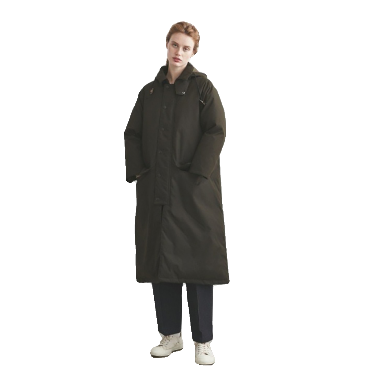 Outdoor Water Waterproof Long Goose Velvet Jacket