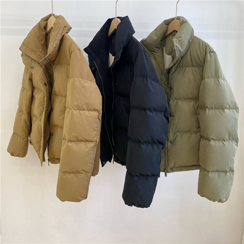 Foreign unit Xiaohe home 5000+ high fluffy winter warm 90 white goose velvet collar bag uniform down jacket jacket