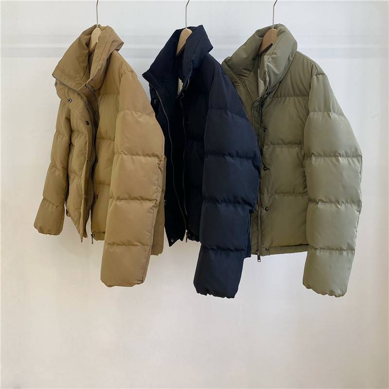 Foreign unit Xiaohe home 5000+ high fluffy winter warm 90 white goose velvet collar bag uniform down jacket jacket