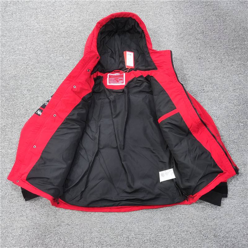 Cabinet fashion hooded short embroidered down jacket